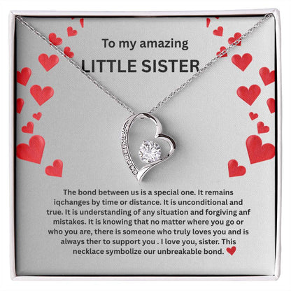 Little Sister Forever Love Necklace