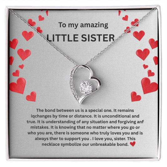 Little Sister Forever Love Necklace