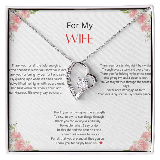 For My Wife-Forever Love Necklace