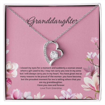 Granddaughter-Forever Love Necklace