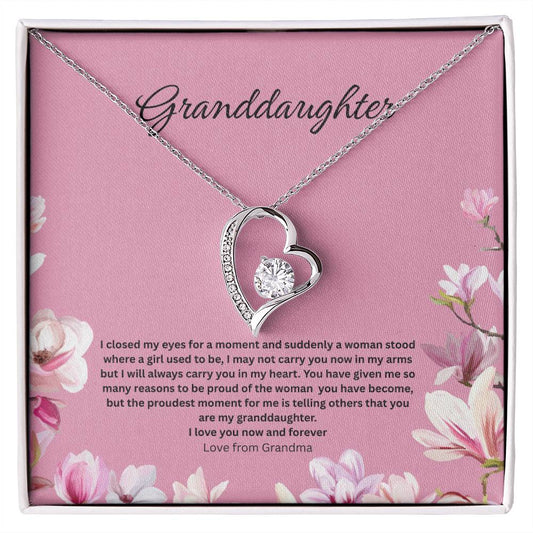Granddaughter-Forever Love Necklace