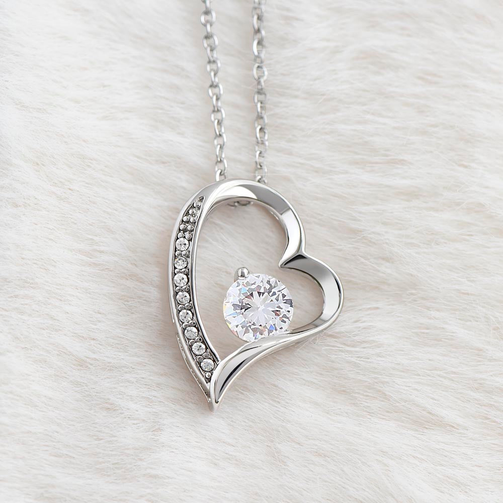 To My Beautiful Daughter-Forever Love Necklace