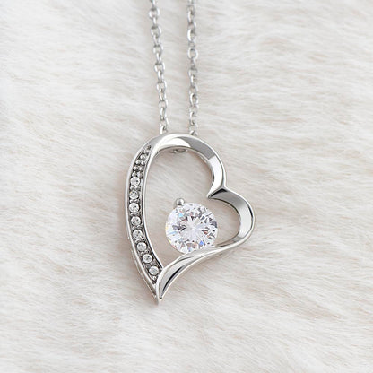 To My Beautiful Daughter-Forever Love Necklace