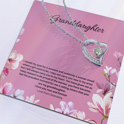 Granddaughter-Forever Love Necklace