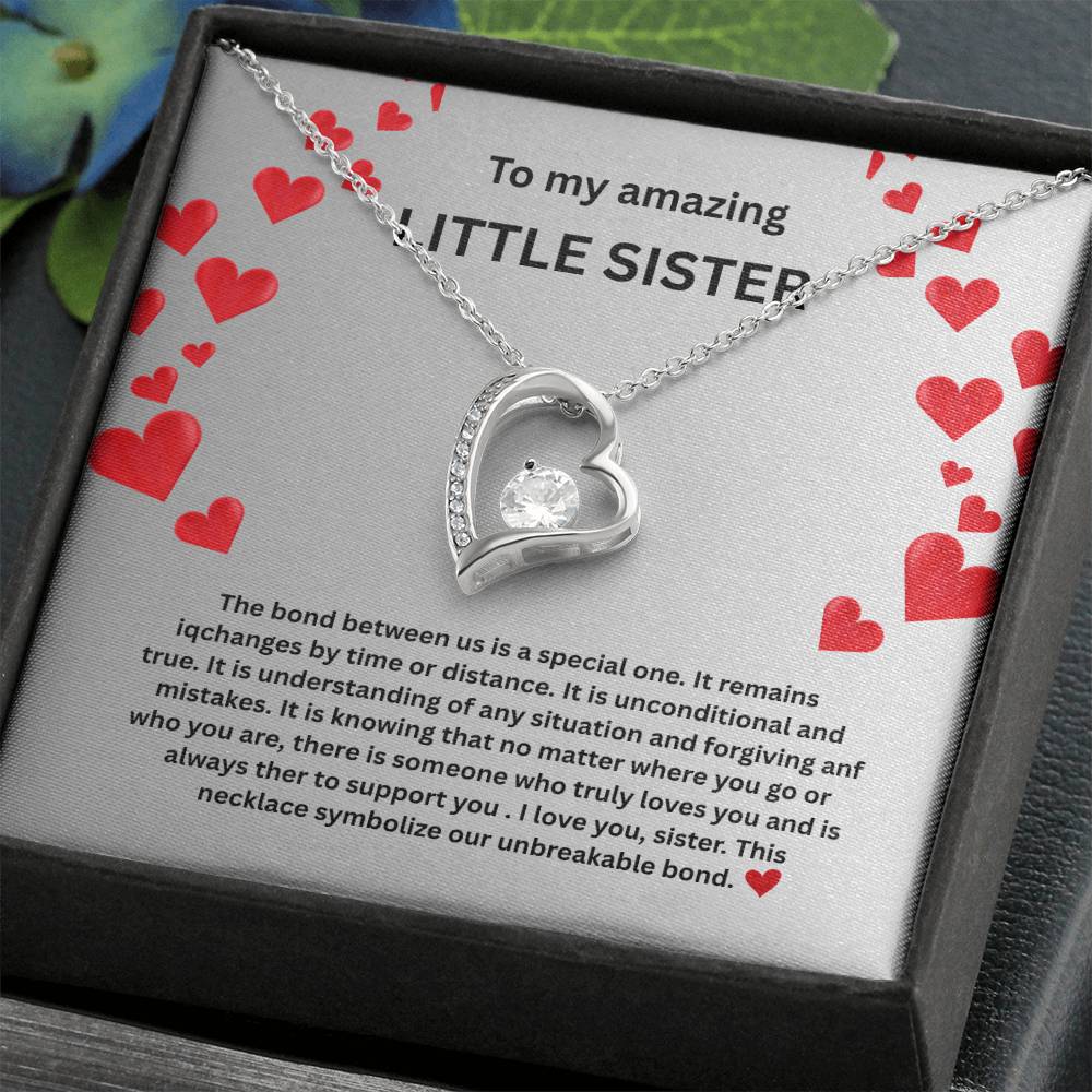 Little Sister Forever Love Necklace
