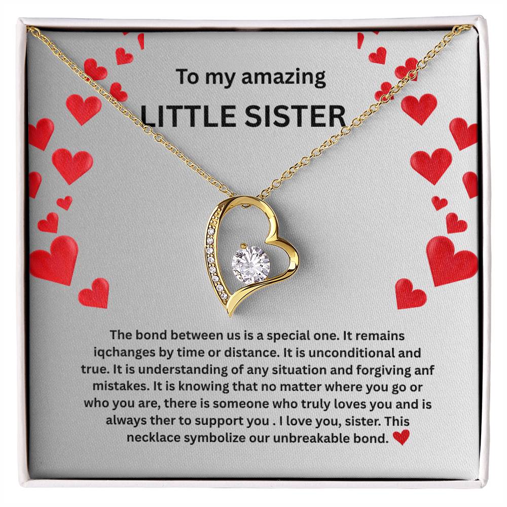 Little Sister Forever Love Necklace