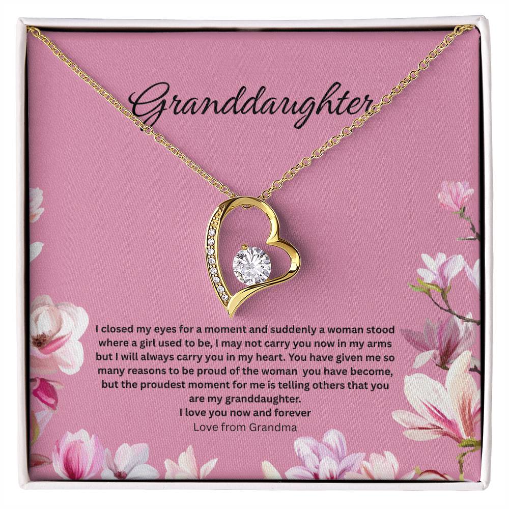 Granddaughter-Forever Love Necklace