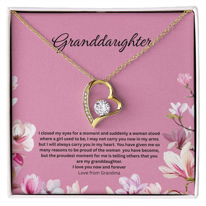 Granddaughter-Forever Love Necklace