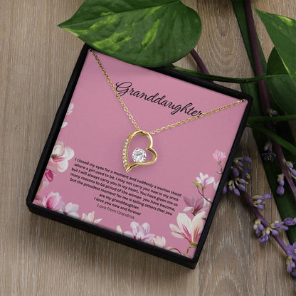 Granddaughter-Forever Love Necklace