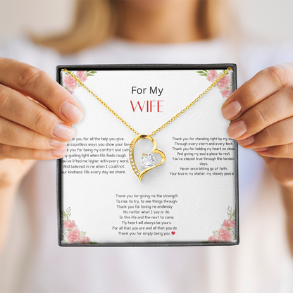 For My Wife-Forever Love Necklace