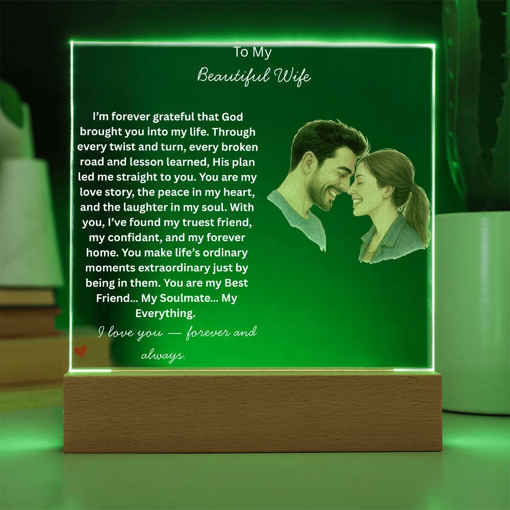 To My Beautiful Wife