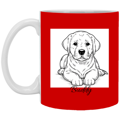 Easy Mornings, Happy Sip- 11oz White Mug