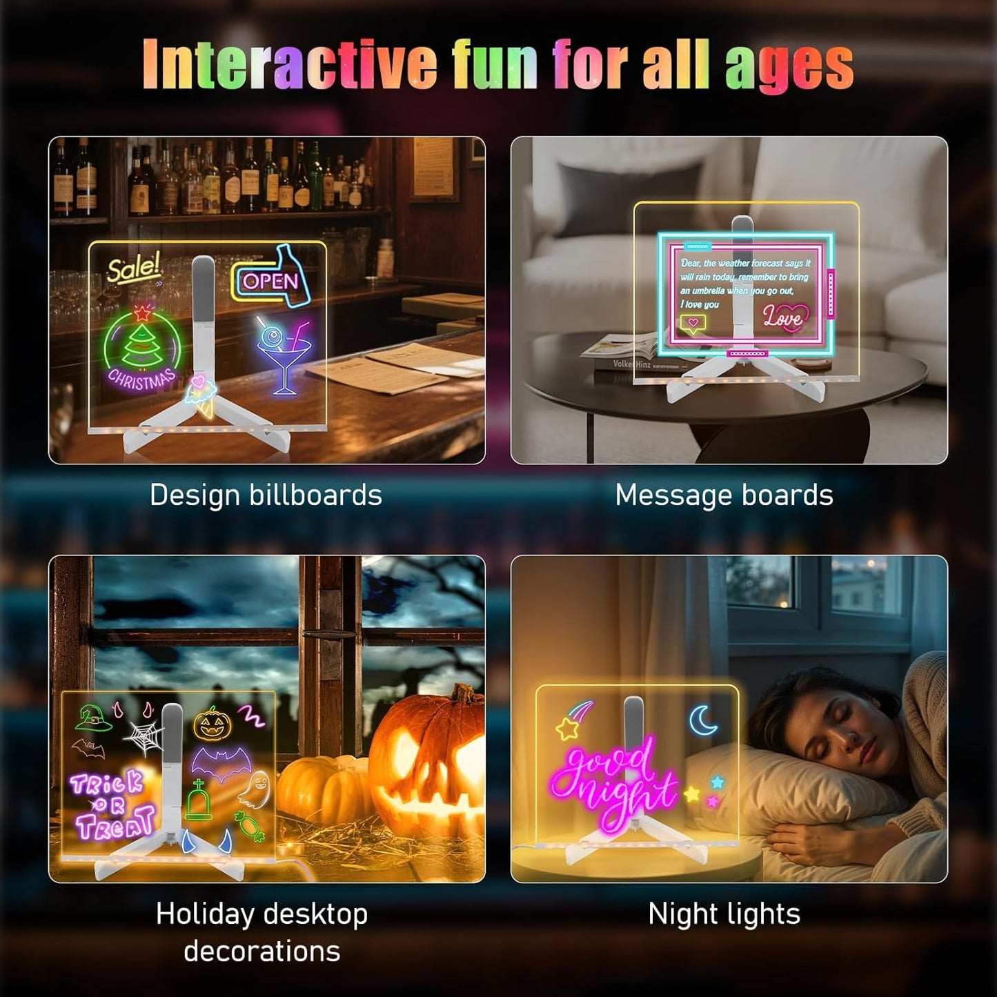 🌟 GlowScribe™ LED Drawing & Message Board