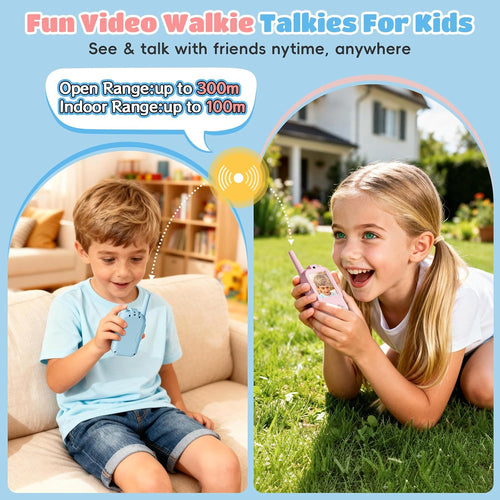 BuddyView™ Kids Video Walkie Talkie Set