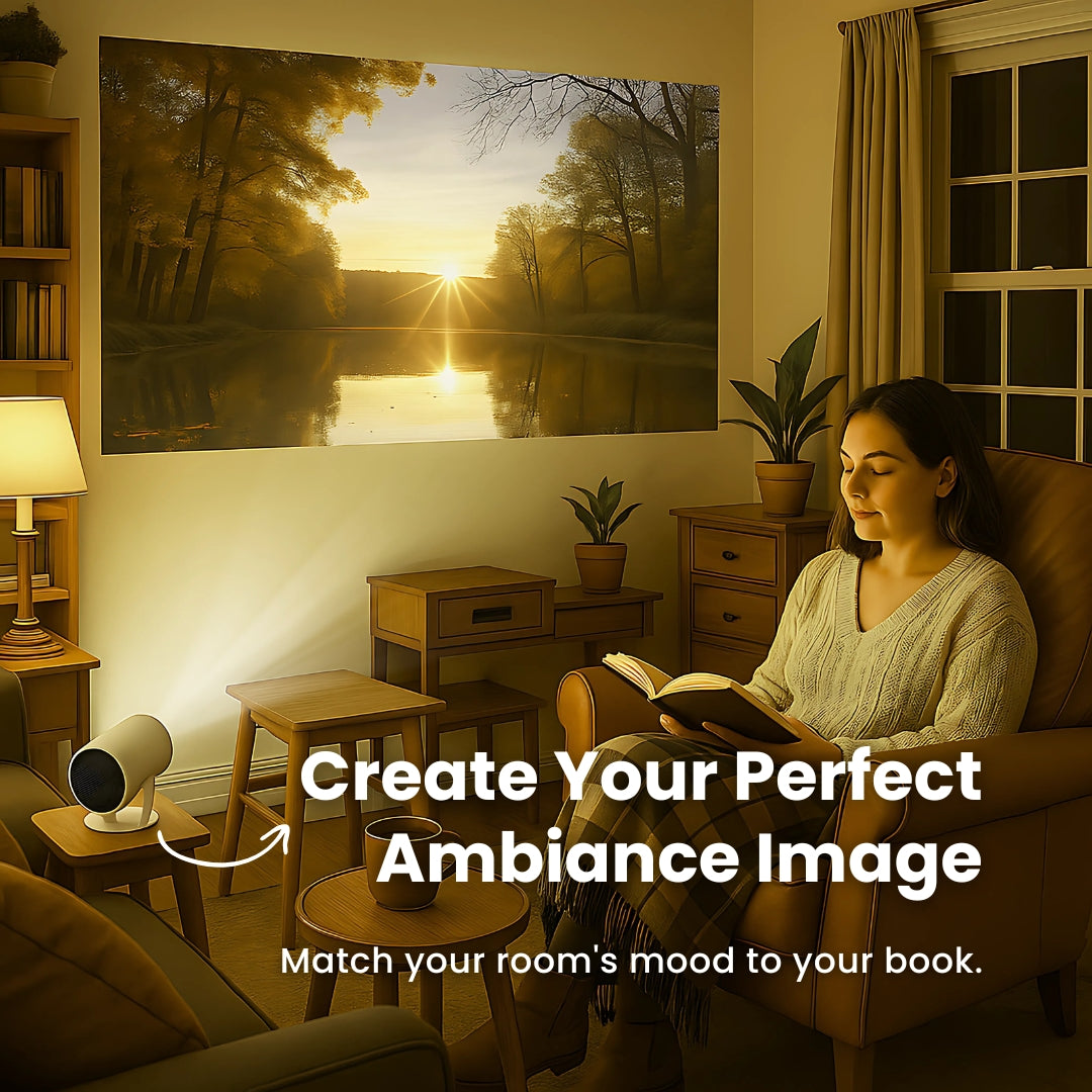 🔥 GlowCast™ Portable Projector