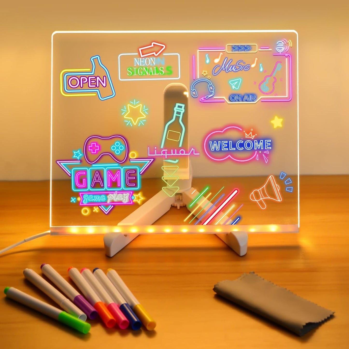 🌟 GlowScribe™ LED Drawing & Message Board