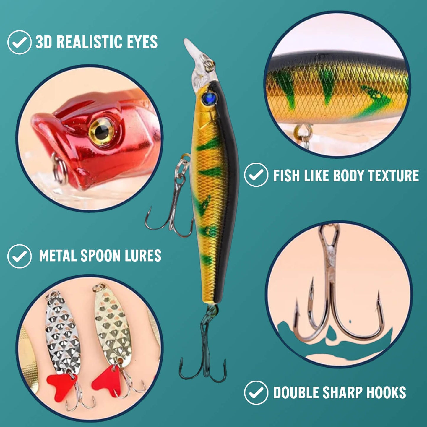 Fishing Lure Advent Calendar – 24 Days of Surprise Lures for Fishermen & Perfect Christmas Gift for Dad